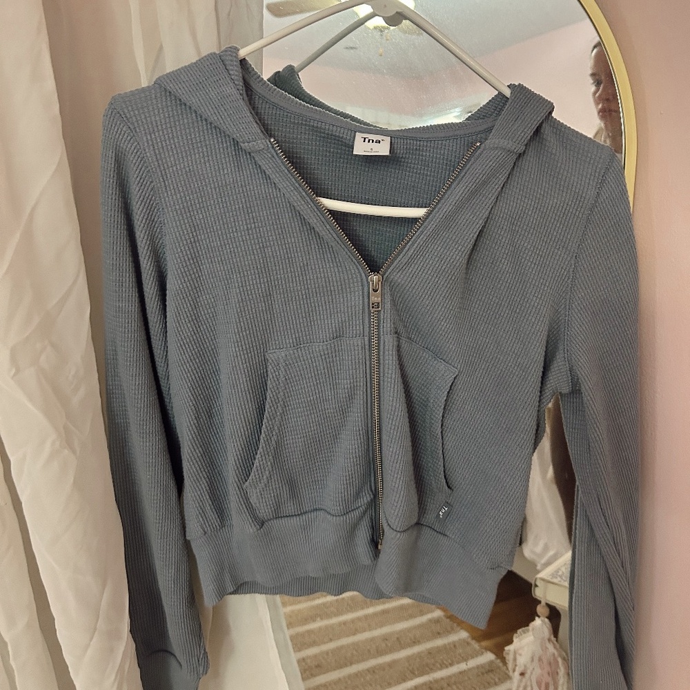 aritzia waffle jacket